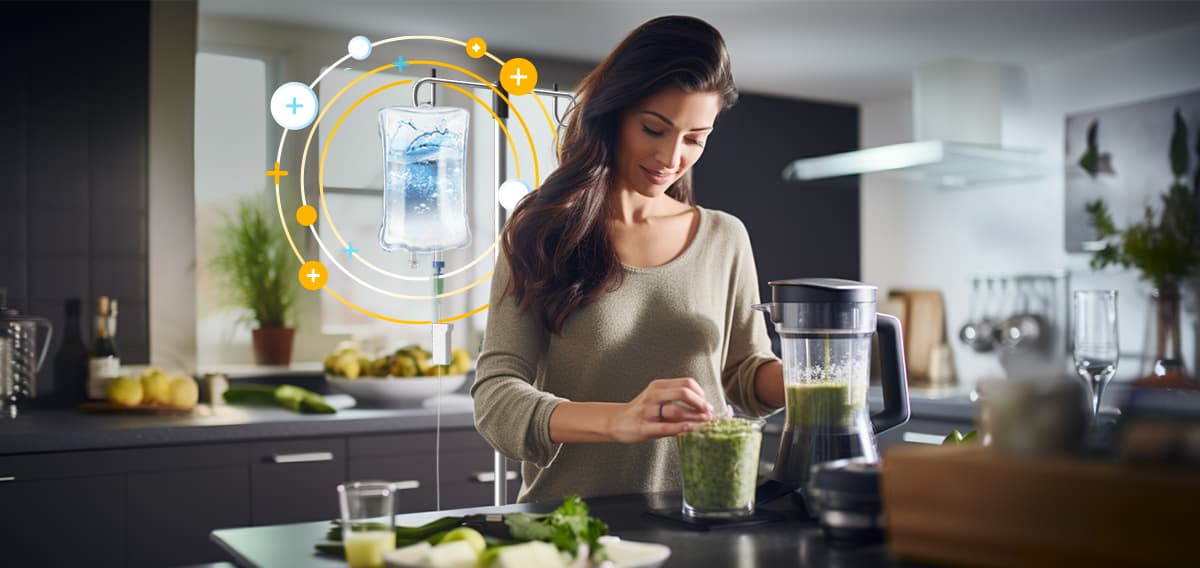 المغذيات الوريدية للتخلص من السموم ودعم الحمية