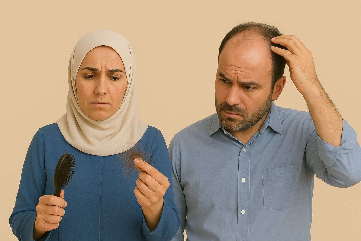 فحص الدم لتساقط الشعر