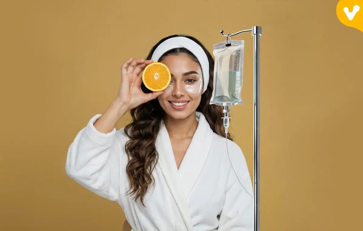 مغذيات الجلوتاثيون و الفيتامين C الوريدية- 1200 مل